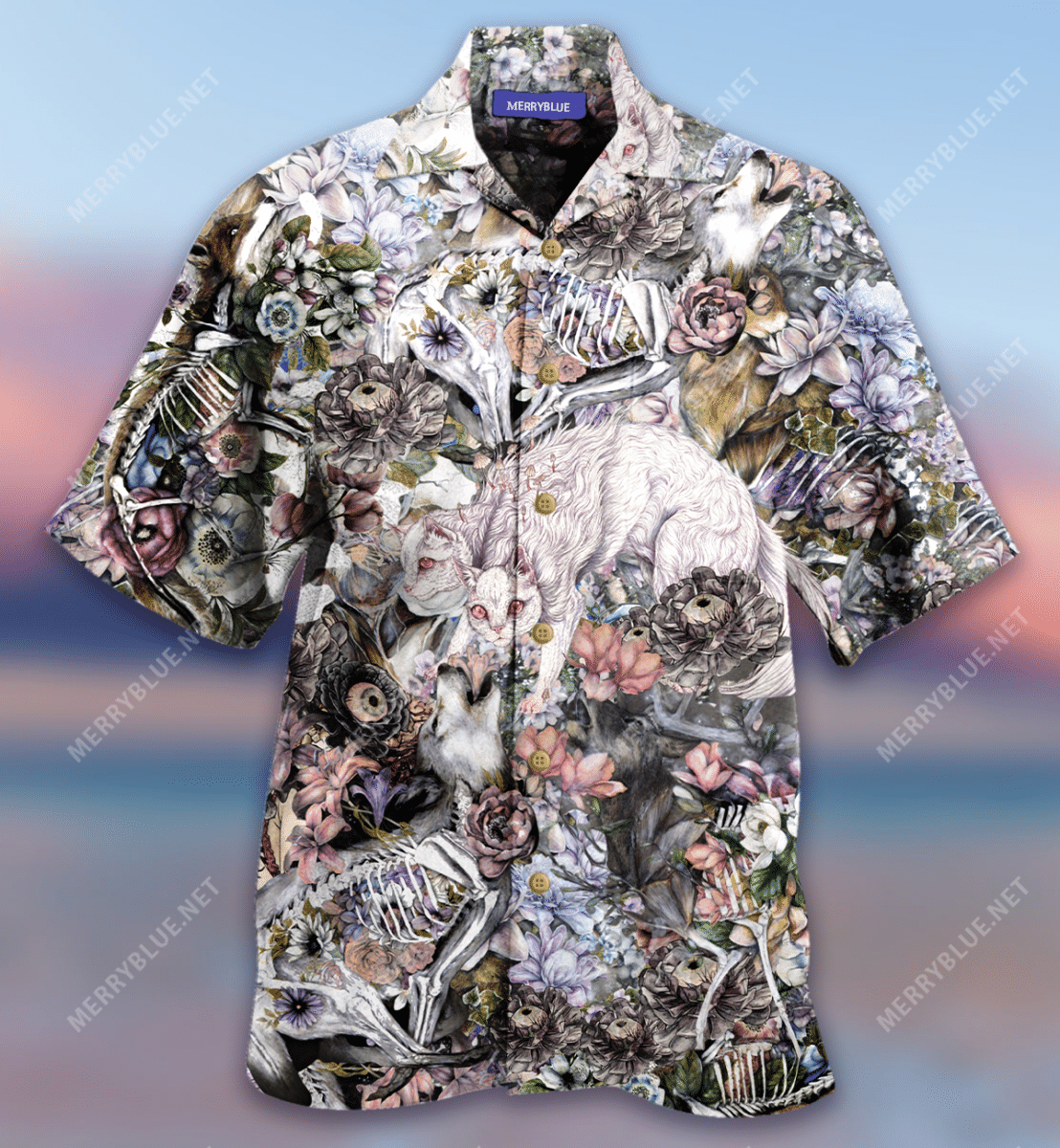 Be A Force Of Nature Anatomy Flowers Hawaiian Shirt