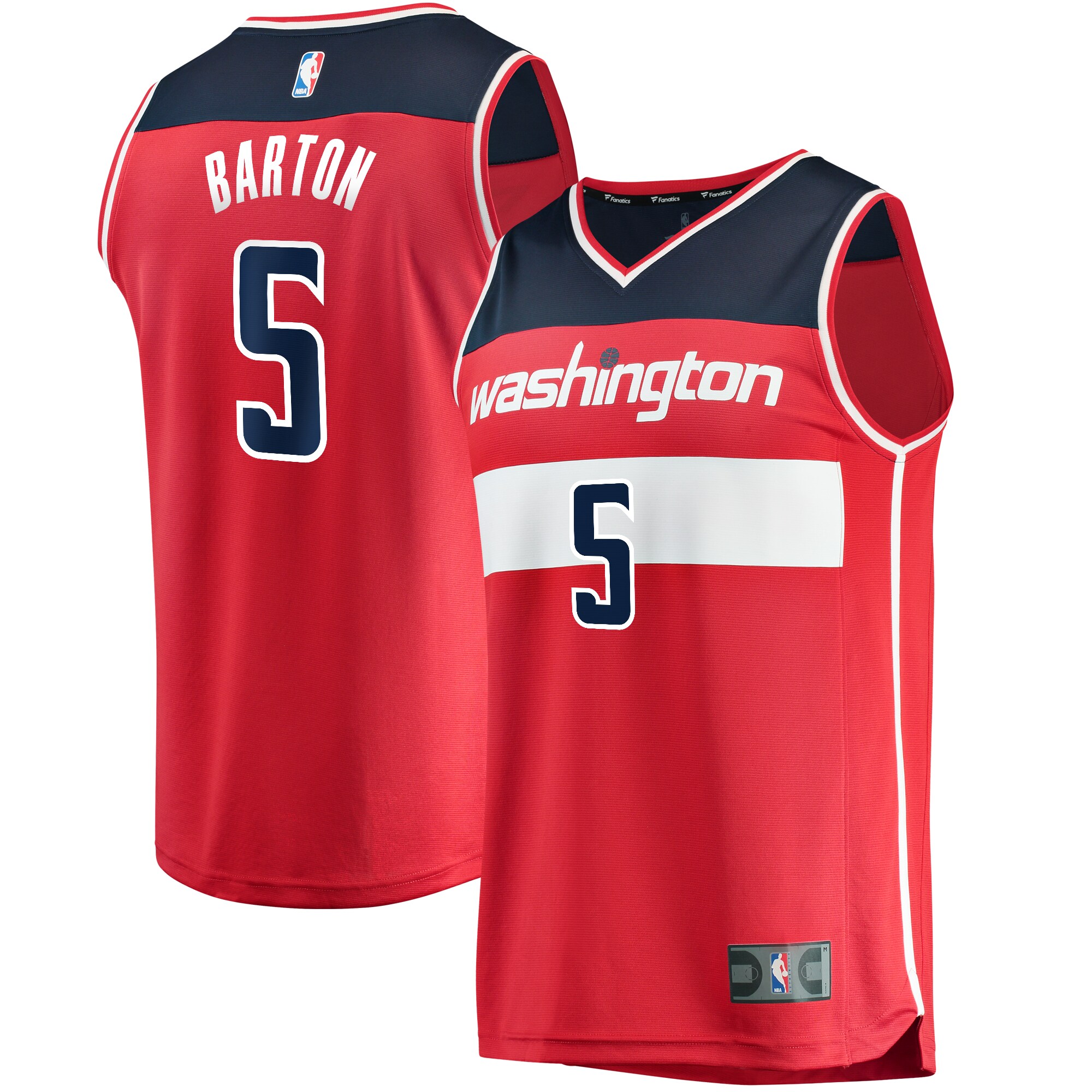 Will Barton Washington Wizards Fast Break Jersey – Icon Edition – Red