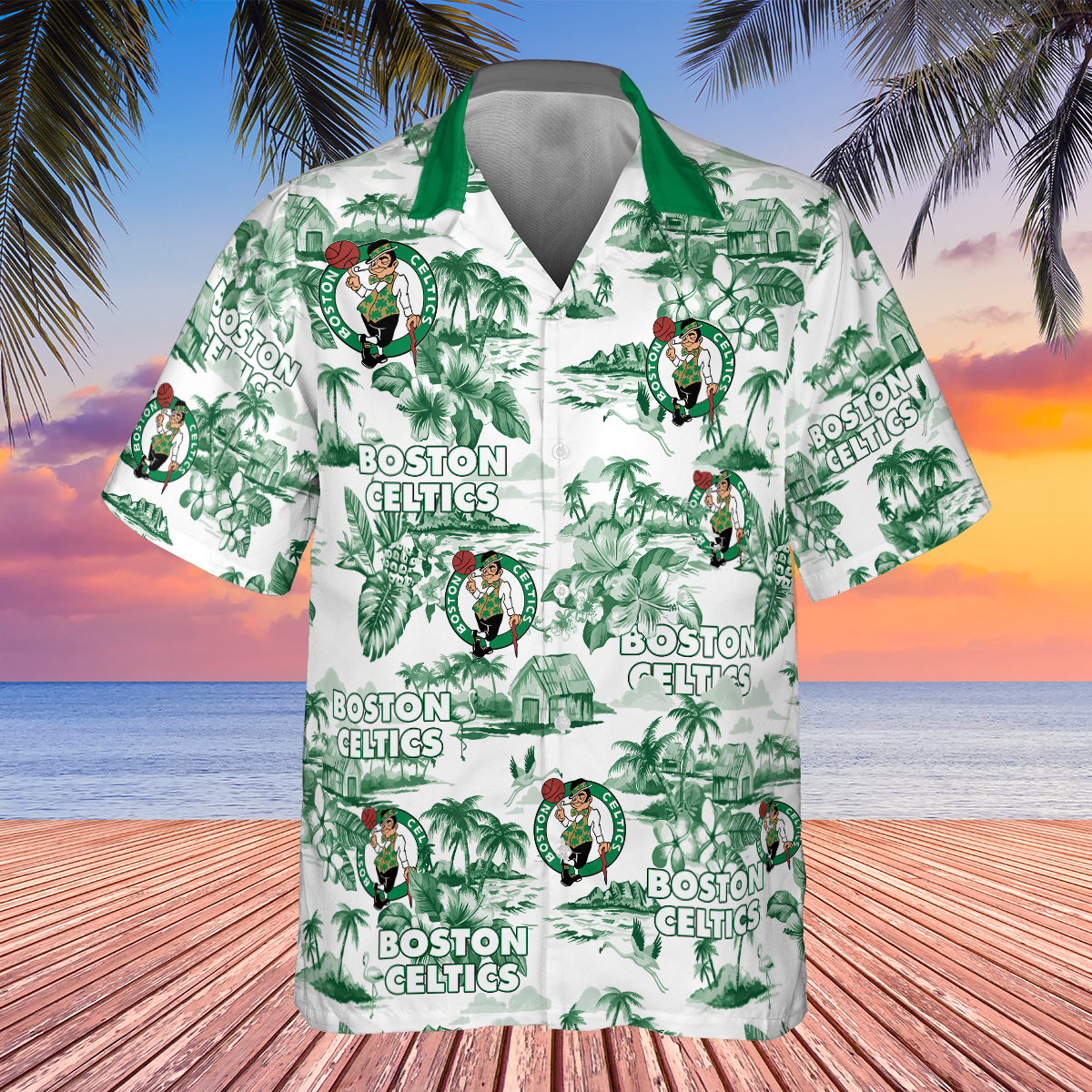 Boston Celtics Hawaiian Shirt V36