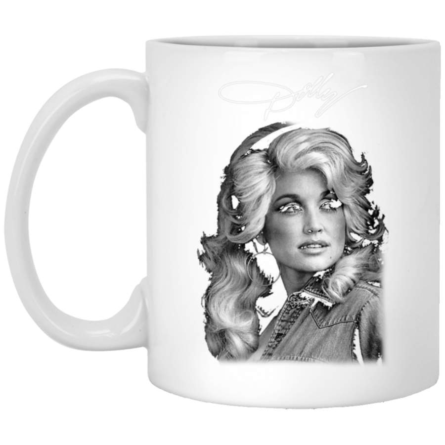 Dolly Parton Classic Vintage White Mug