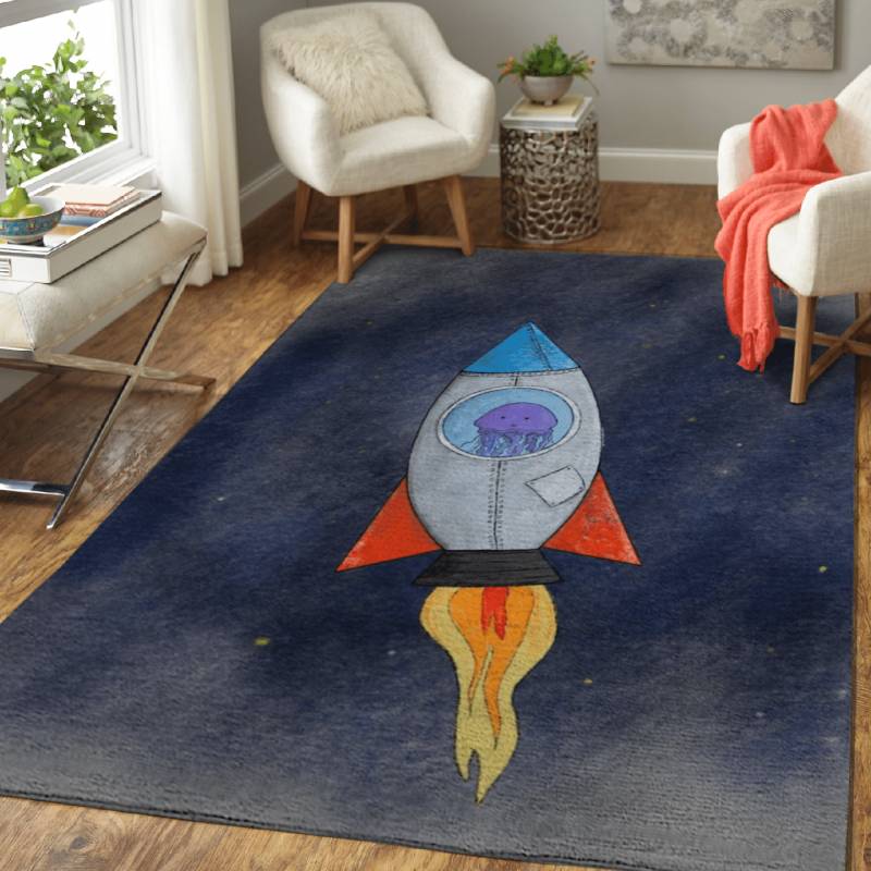 Space Jelly Fish – Animals Area Rug Carpet