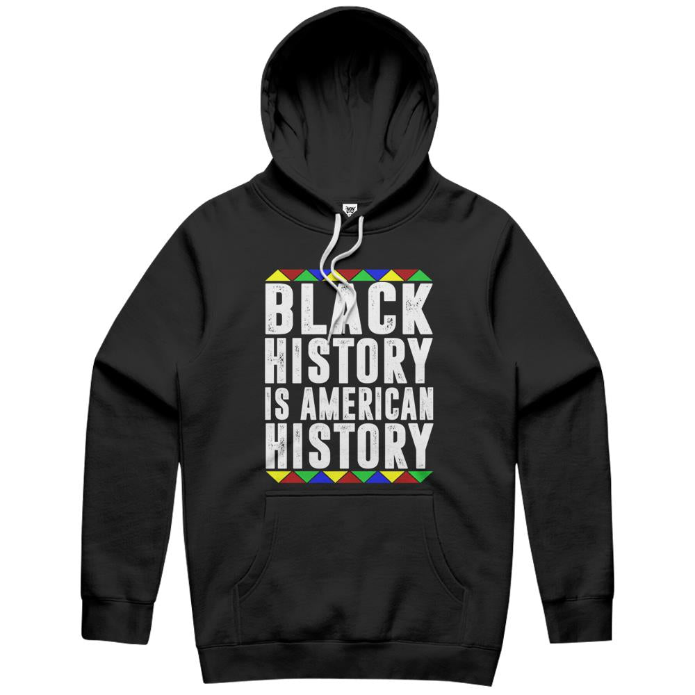 Black History Is American History Patriotic African American Hoodie