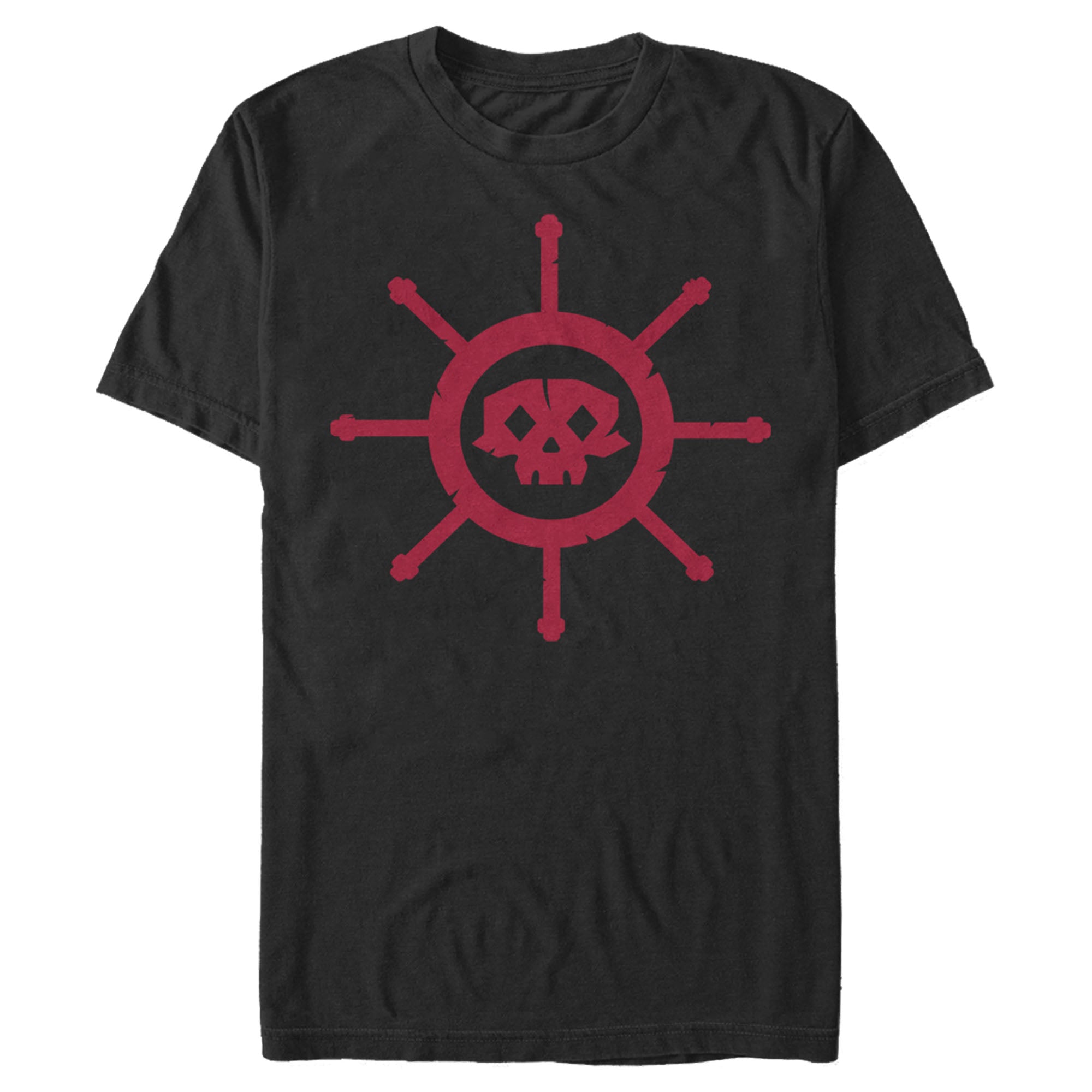 Sea Of Thieves Men’S The Helm And The Skull  T-Shirt