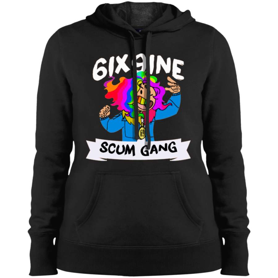 AGR tekashi 6ix9ine gummo scum gang Ladies’ Pullover Hooded Sweatshirt