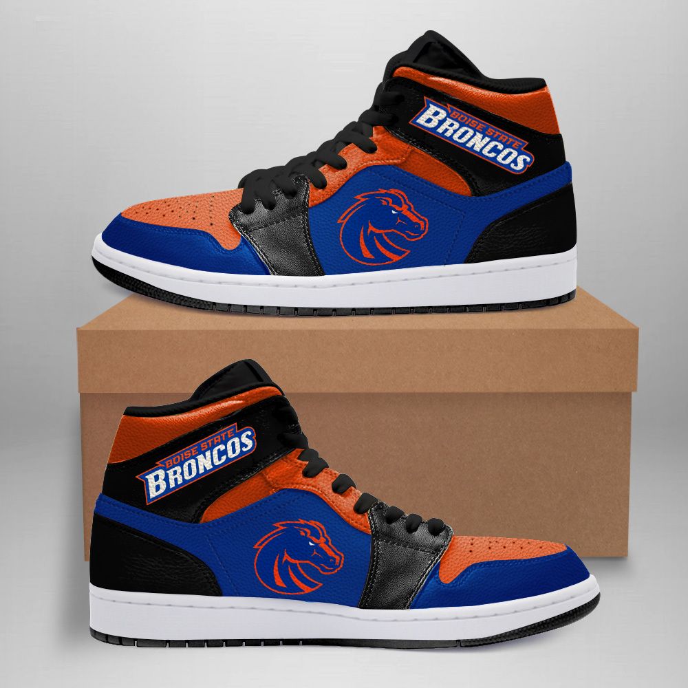 Boise State Broncos Black Air Jordan Sneakers Shoes