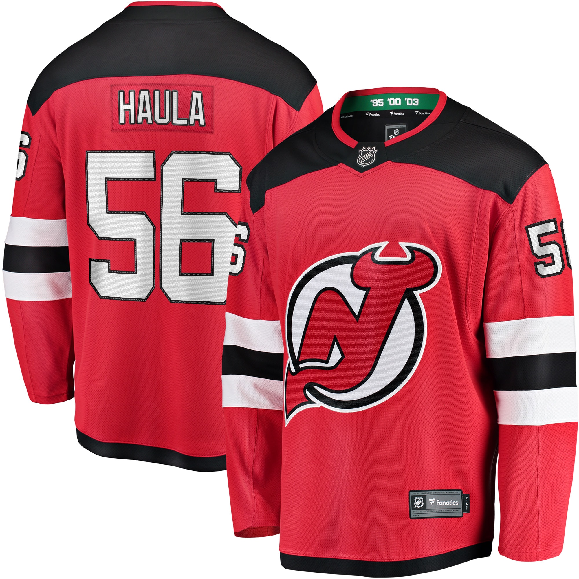 Erik Haula New Jersey Devils Branded Home Breakaway Player Jersey – Red