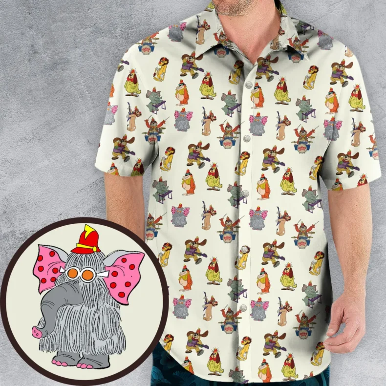 Snorky Fleegle Drooper Bingo The Banana Splits Hawaiian Shirt