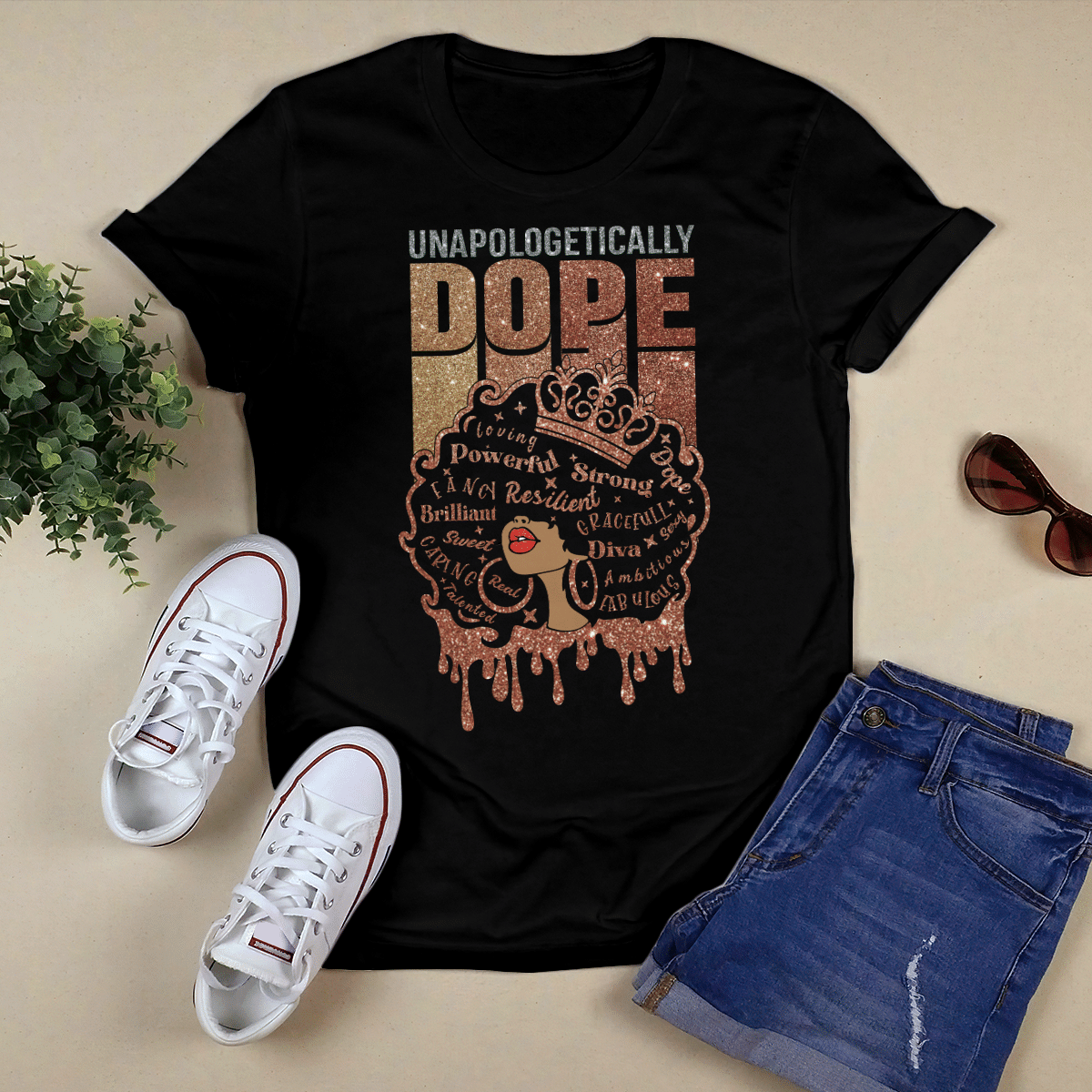 Shirt For Queen Black Queen Shirt For Black Girl Unapologetically Dope Shirt For Black Women