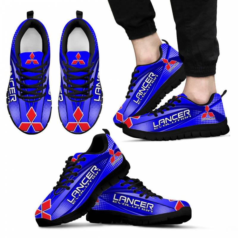 3D Printed Mitsubishi Lancer Evolution LPH Sneakers Ver 2 For Men & Women (Blue)