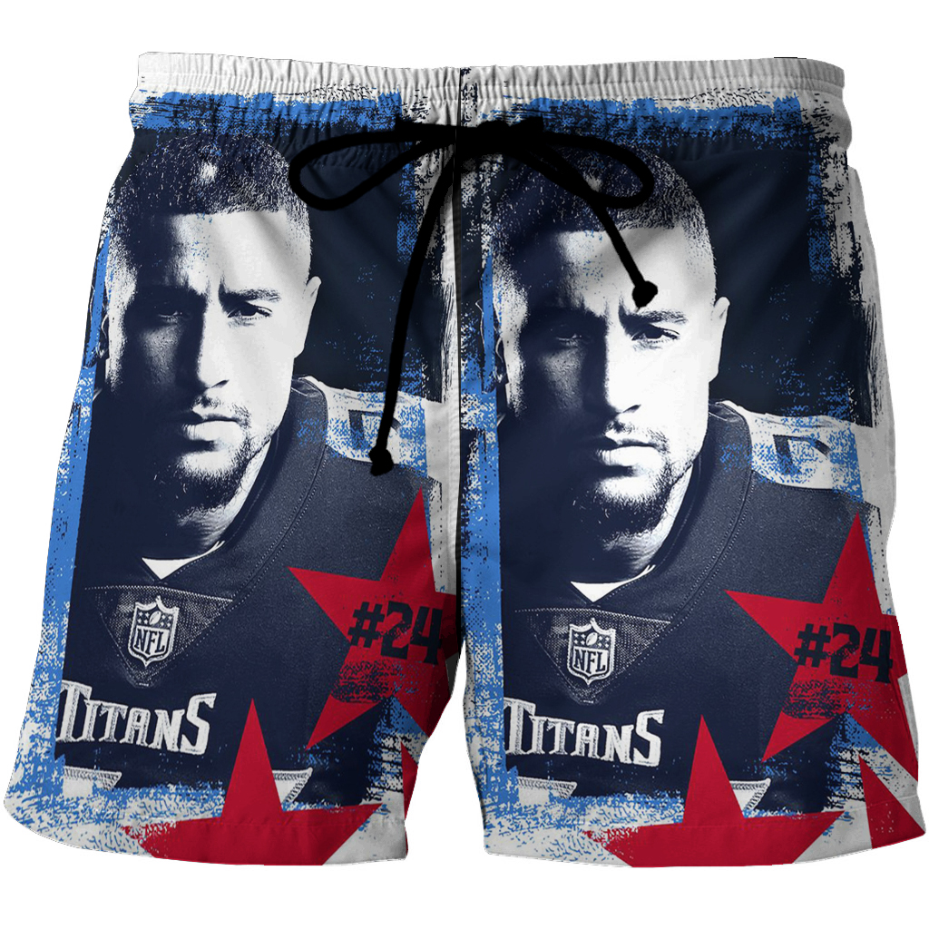 Tennessee Titans Kenny Vaccaro1 3D All Over Print Summer Beach Hawaiian Short