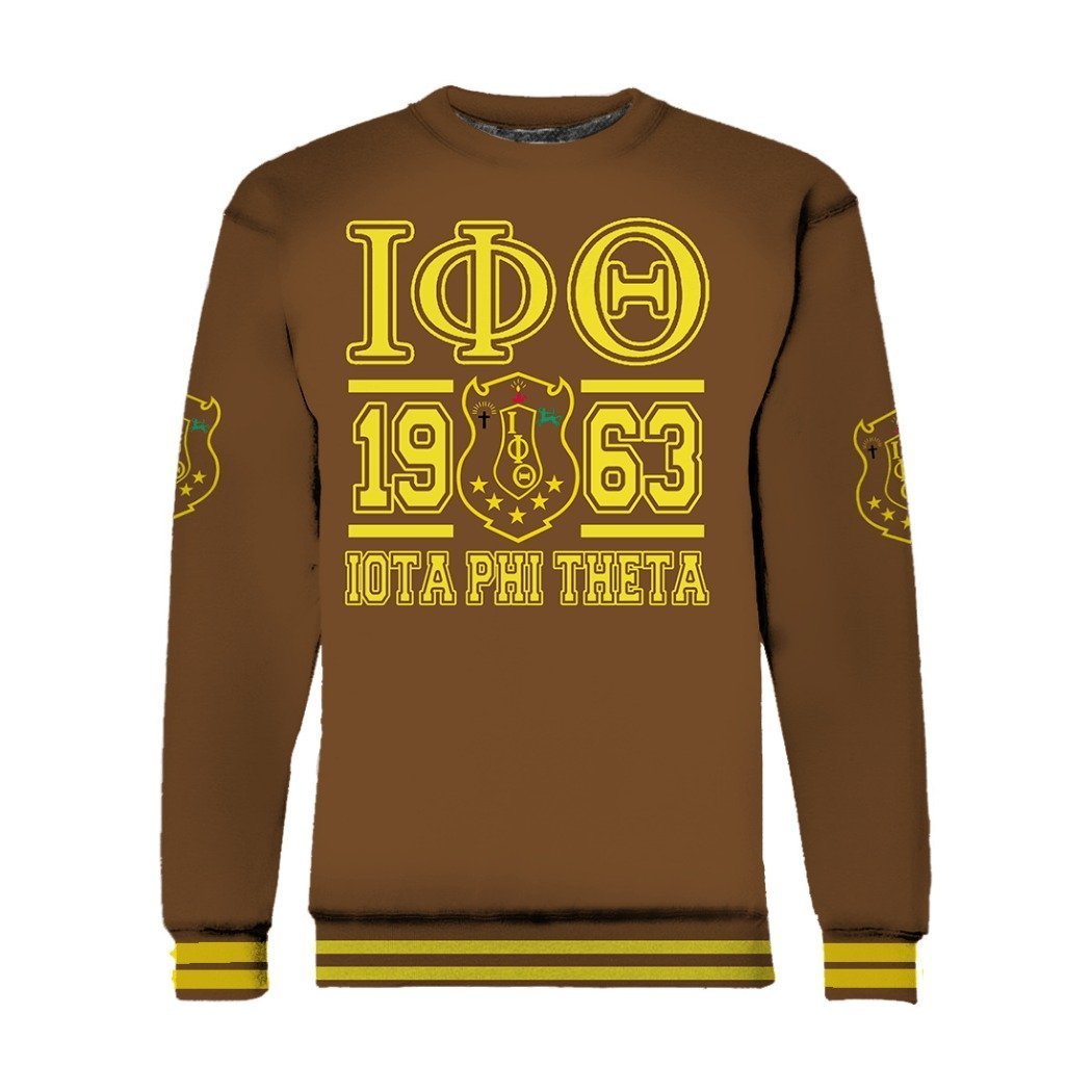 Greek Life Sweatshirt – Shield Of Iota Phi Theta Crewneck Sweatshirt