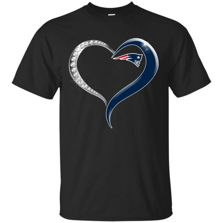 AGR New England Patriots in Diamond Heart Shirt