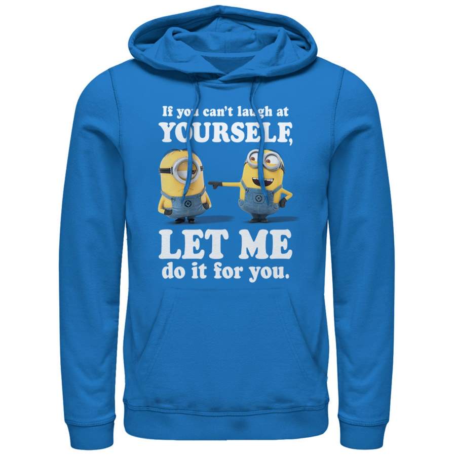 Despicable Me Men’s Minion Laugh At You  Lightweight Hoodie