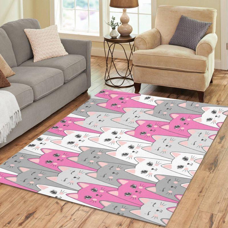 Cute Kittens Rectangle Rug 112