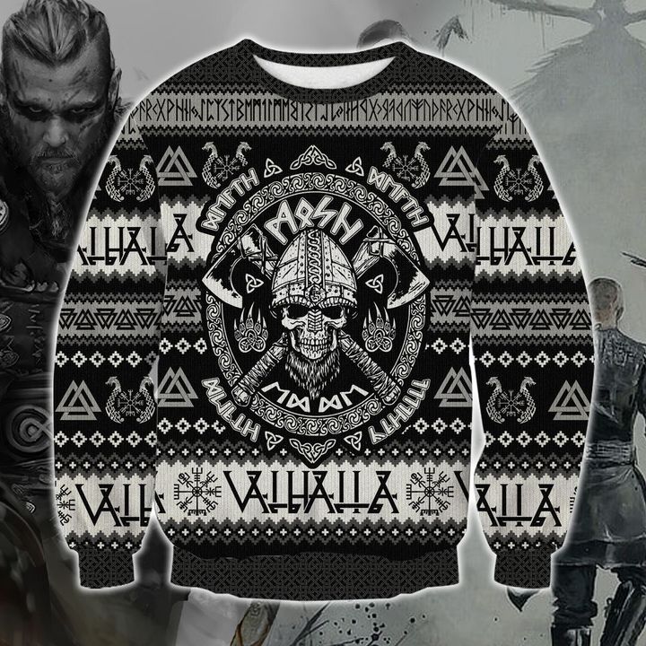 Viking Christmas Ugly Sweater | Unisex | Full Size | Adult | Colorful | US1942