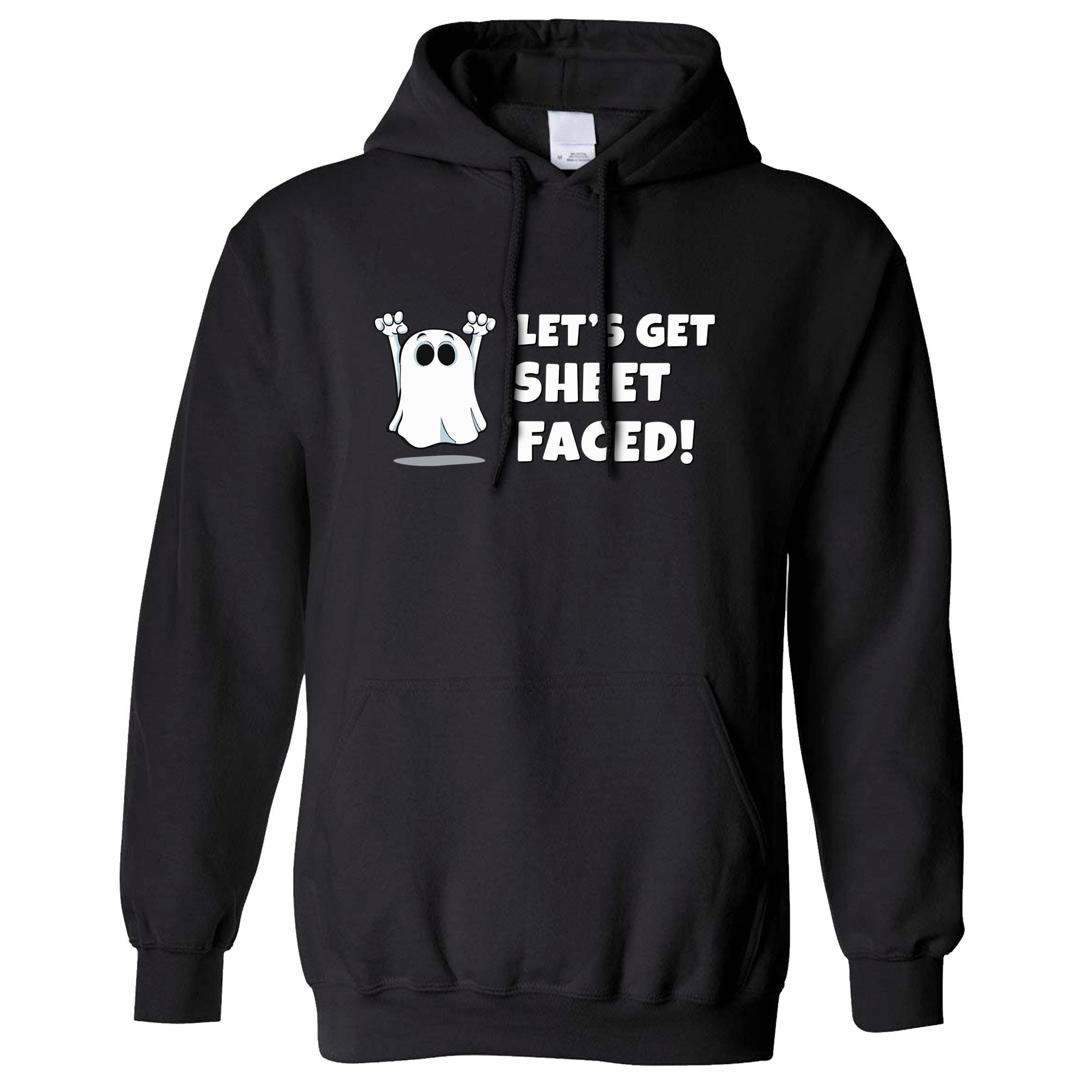 Novelty Halloween Hoodie Let’S Get Sheet Faced