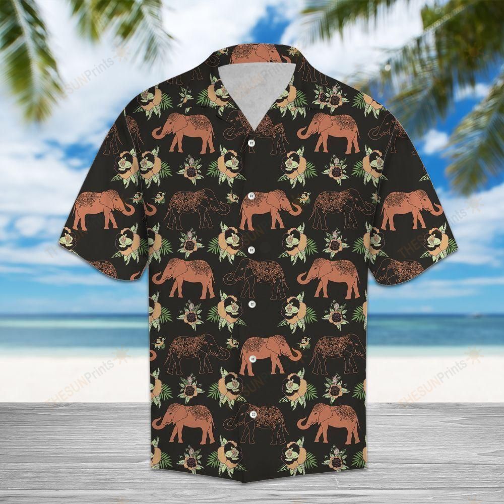 Amazing Elephant Hawaiian Shirt Ha84695