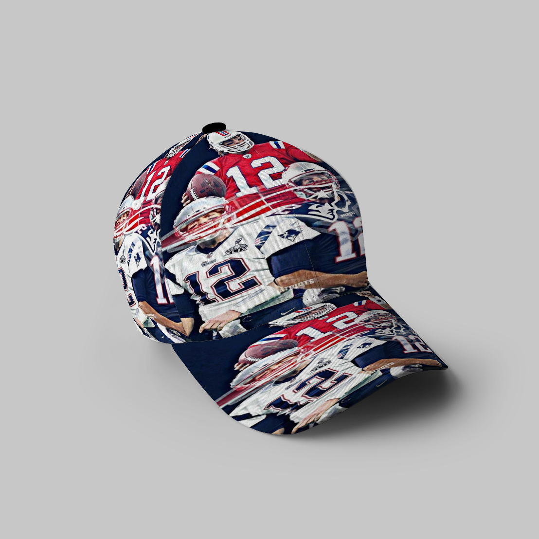 New England Patriots Tom Brady1 3D Printing Baseball Cap Classic Hat