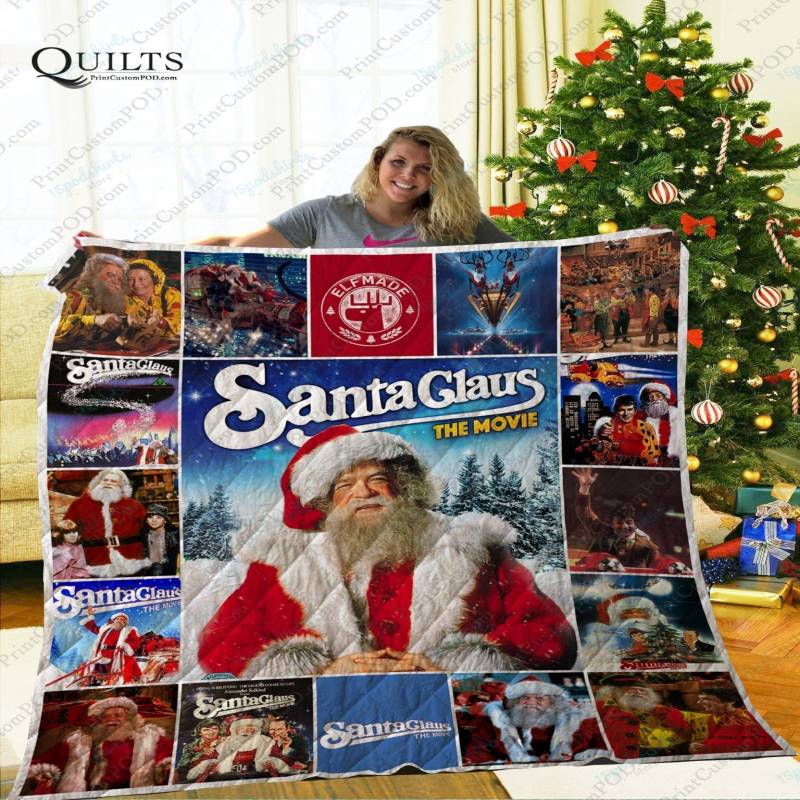 ADU Santa Claus The Movie Quilt Blanket