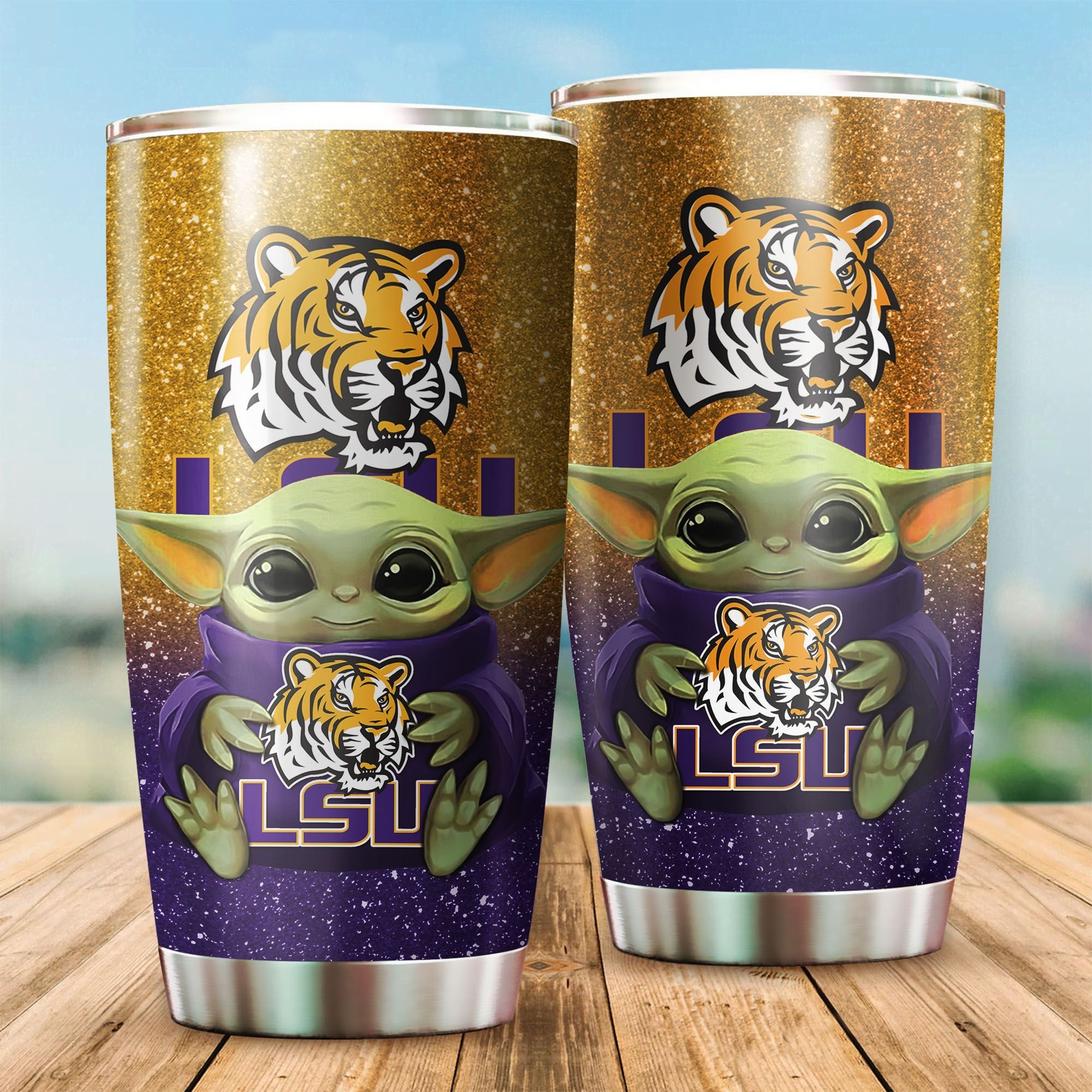 Buy Lsu Tigers Yoda Tumbler