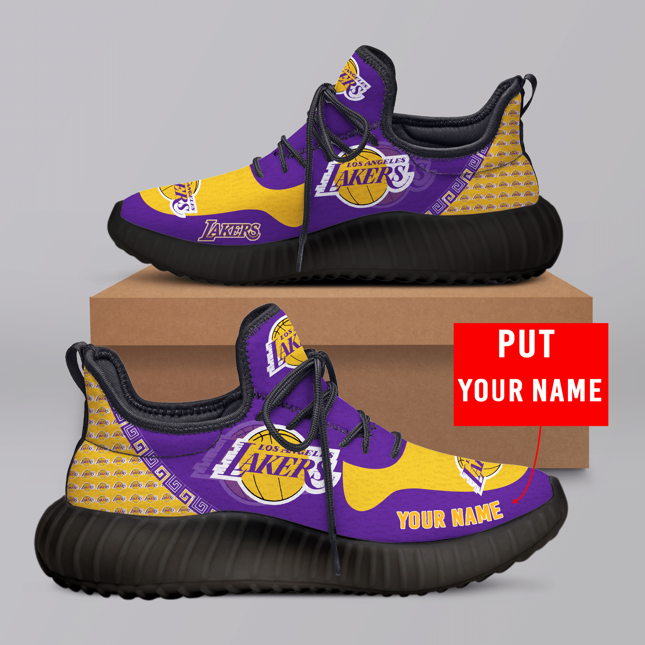 La Lakers Custom Name Yz Shoes – V11.3