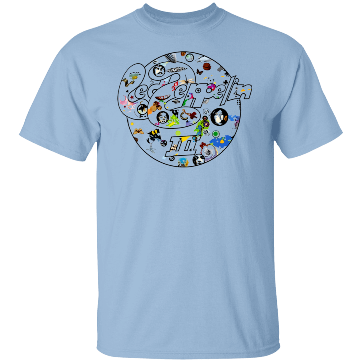 Led Zeppelin Iii Circle Summer Fashion T-Shirt