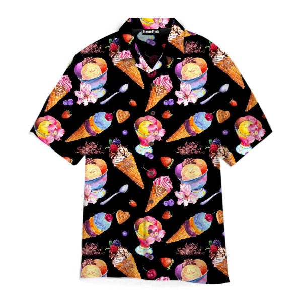 July Is National Ice Cream Month Pattern Hawaii Shirt For Men Women Ha31597