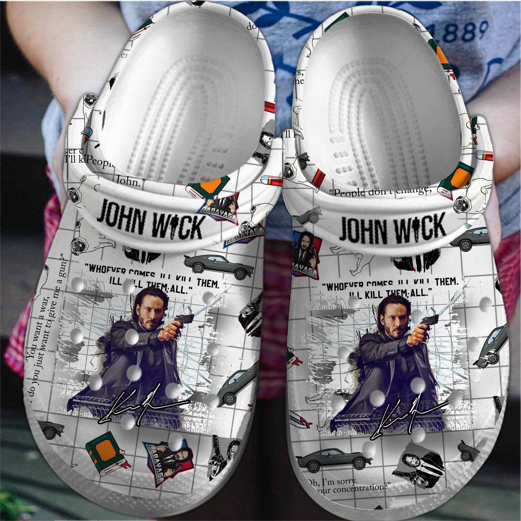 John Wick Crocss Clogs For Men Women And Kid Z5Fk9Va0