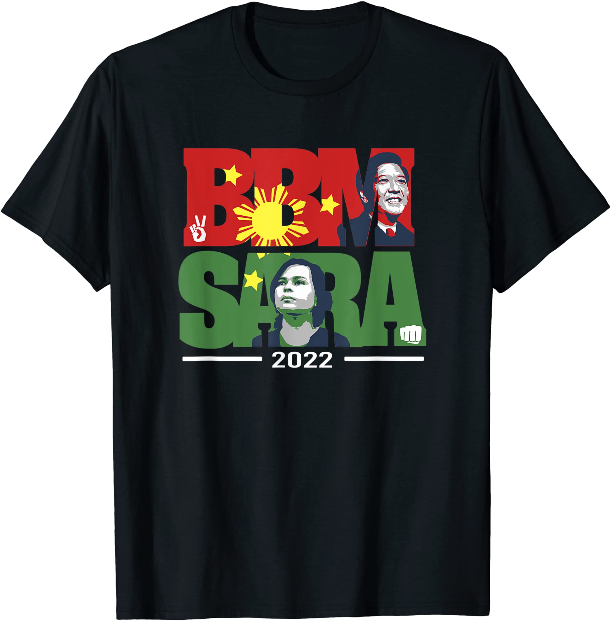 Red And Green Solid 2022 Bbm Sara T-Shirt