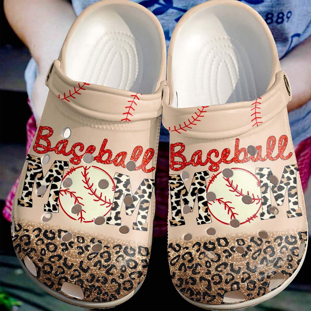 Baseball Personalized Clog, Custom Name, Text Baseball Mom, Fashion Style For Women, Men, Kid, Print 3D