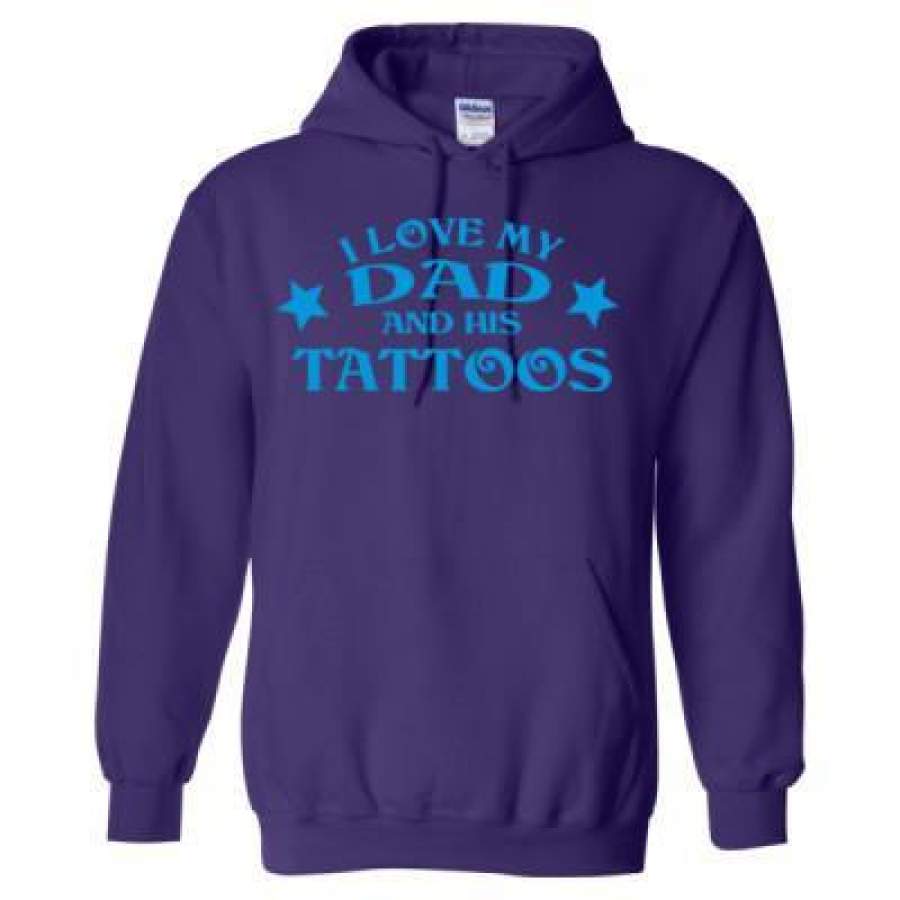 AGR I Love My Dad And His Tattoos – Heavy Blend™ Hooded Sweatshirt