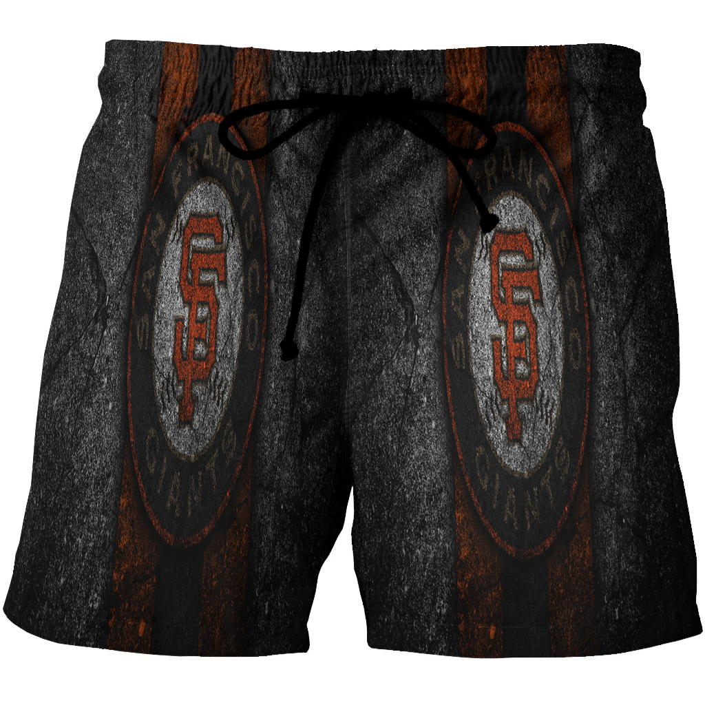 San Francisco Giants Art 20 3D All Over Print Summer Beach Hawaiian Short