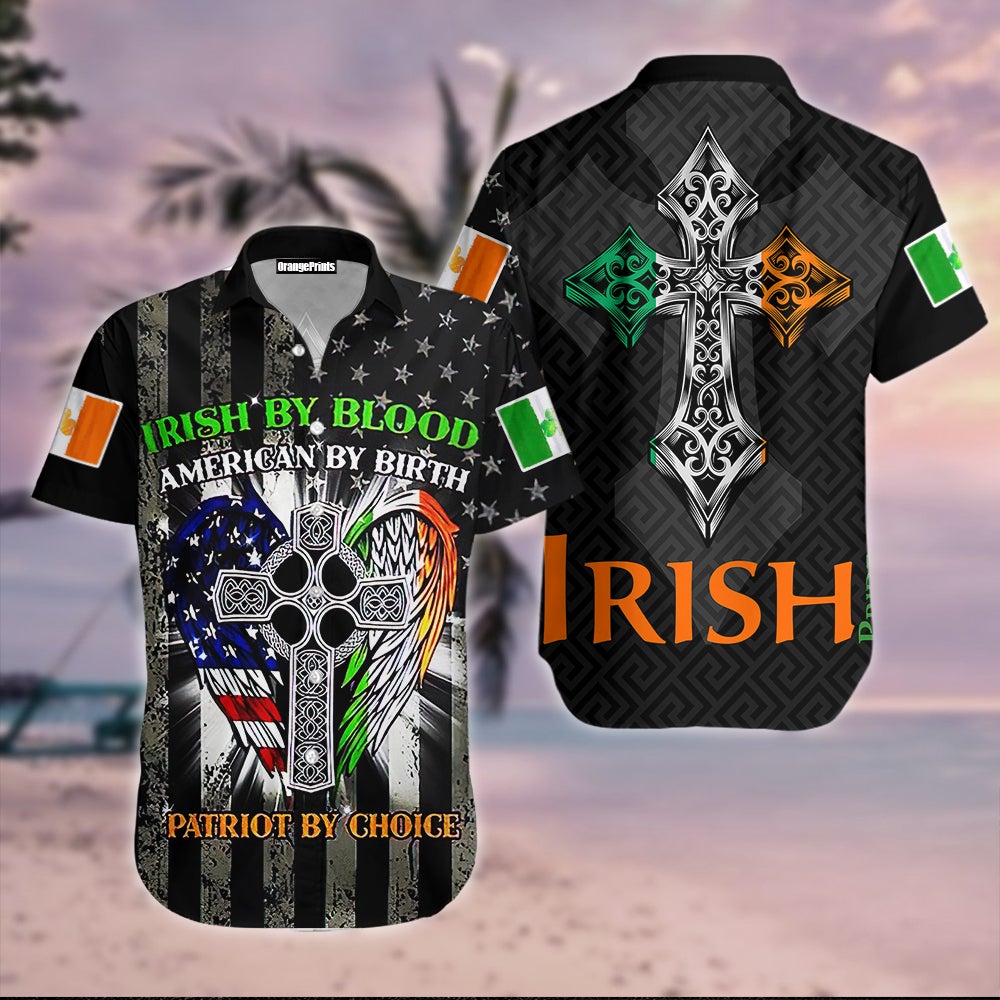 Irish St Day Hawaii Unisex Print Aloha Short Sleeve Casual Shirt Ha16445