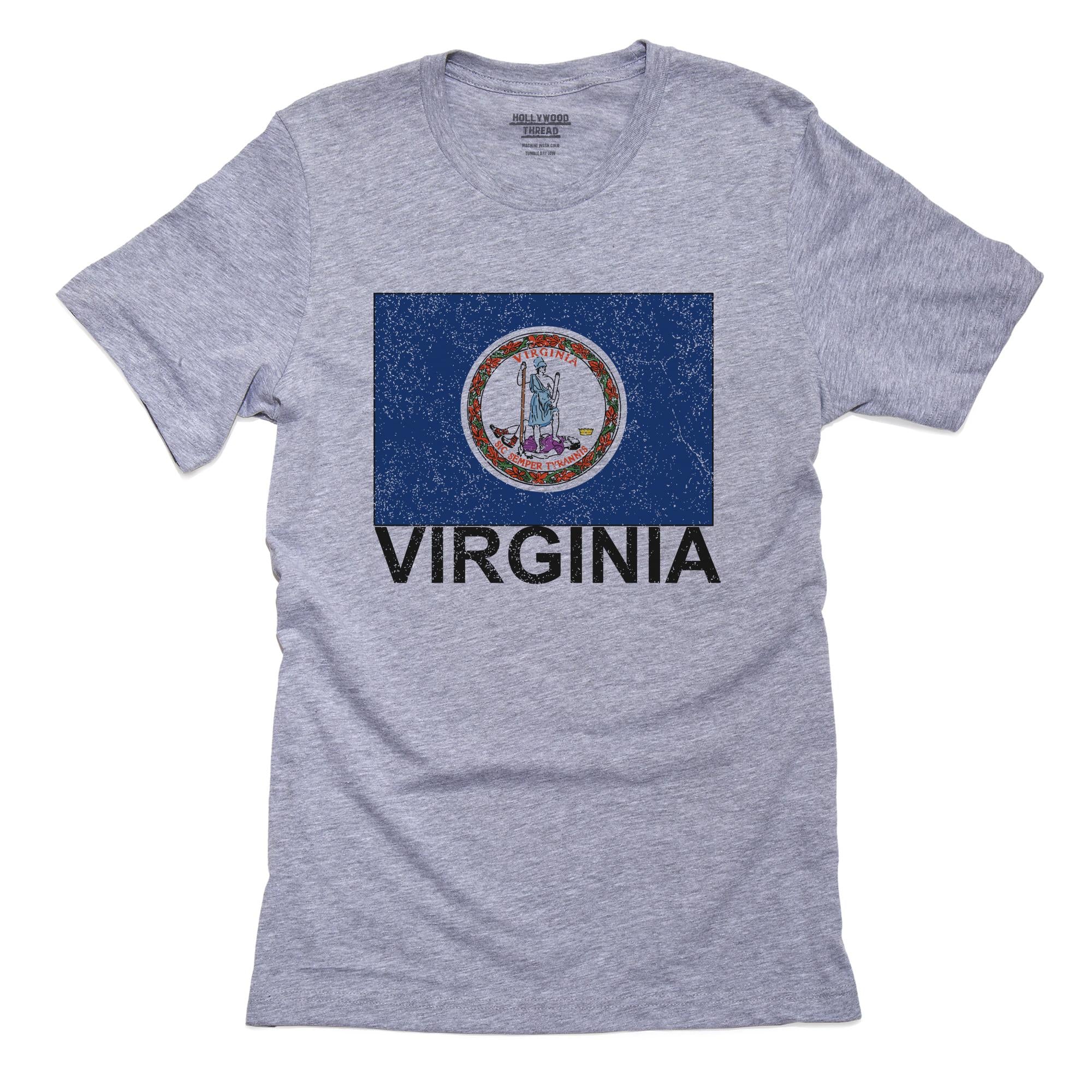 Virginia State Flag – Special Vintage Edition T-Shirt, Framed Print, Pillow, Golf Towel