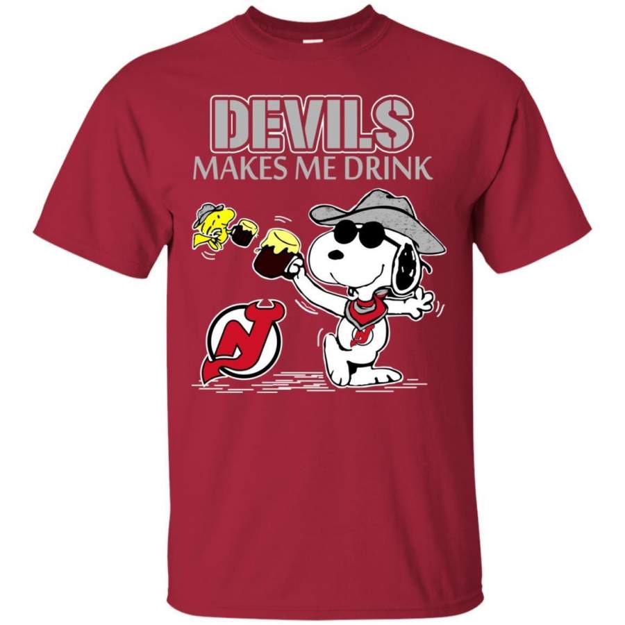 New Jersey Devils Make Me Drinks T-Shirt