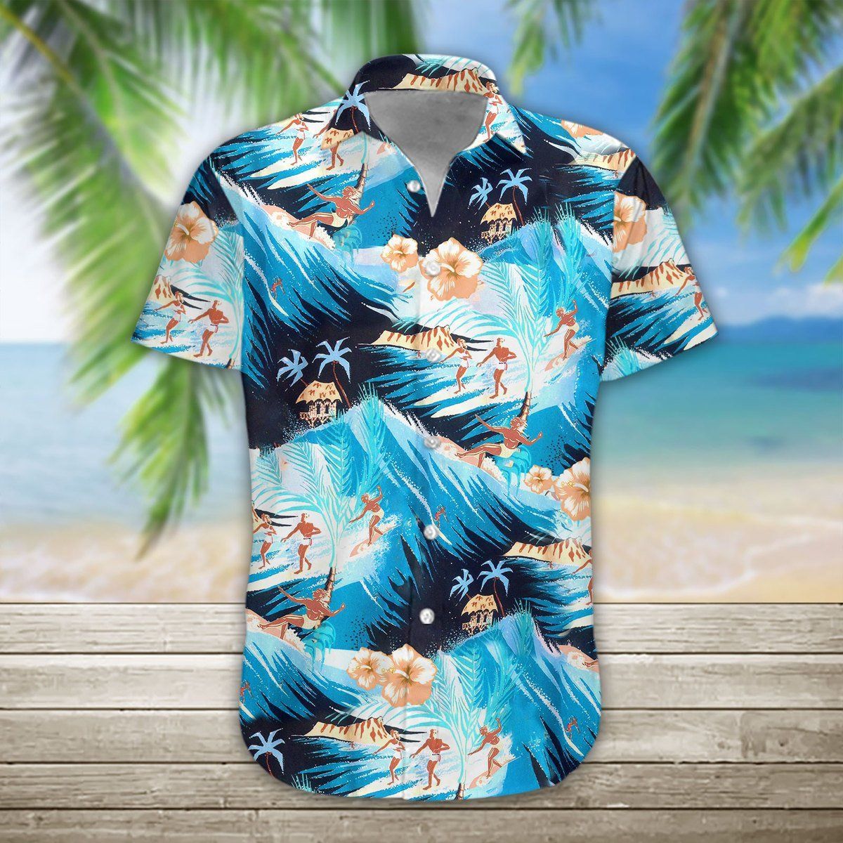 Surfing Hawaiian Shirt Ha9790