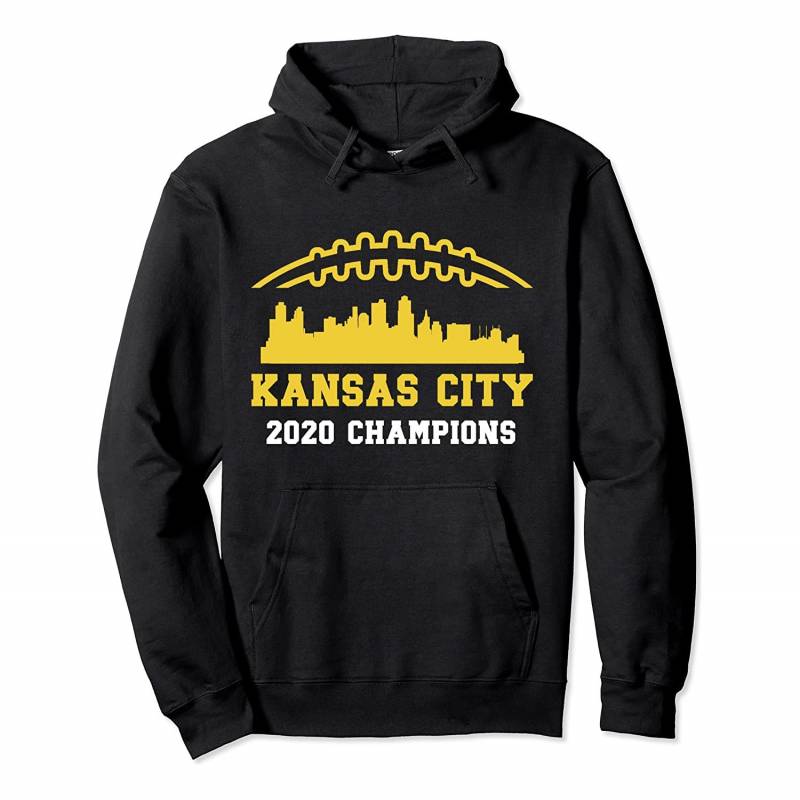 Kansas City 2020 Champions Retro Football Vintage Skyline Pullover Hoodie, T Shirt, Sweatshirt