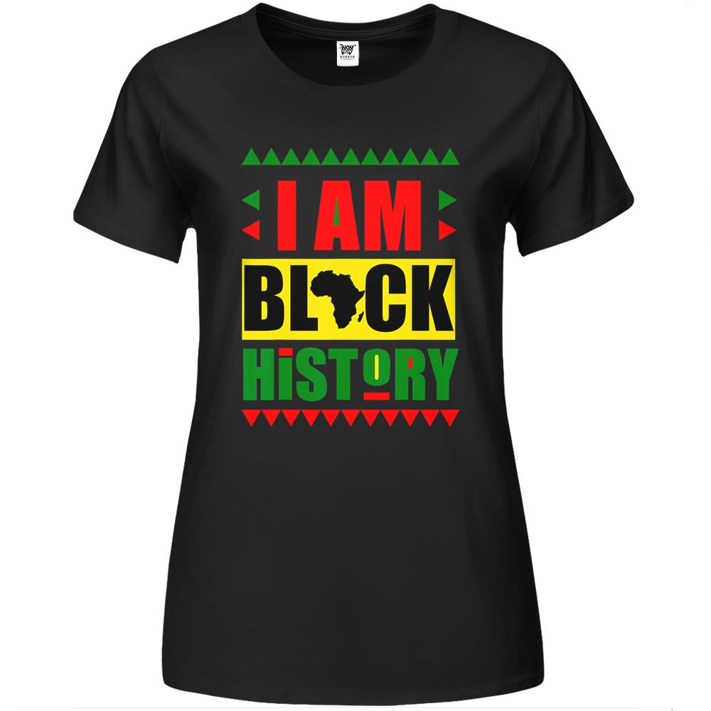 Teach I Am Black History Month Kids Proud African Pride Premium Womens T Shirts