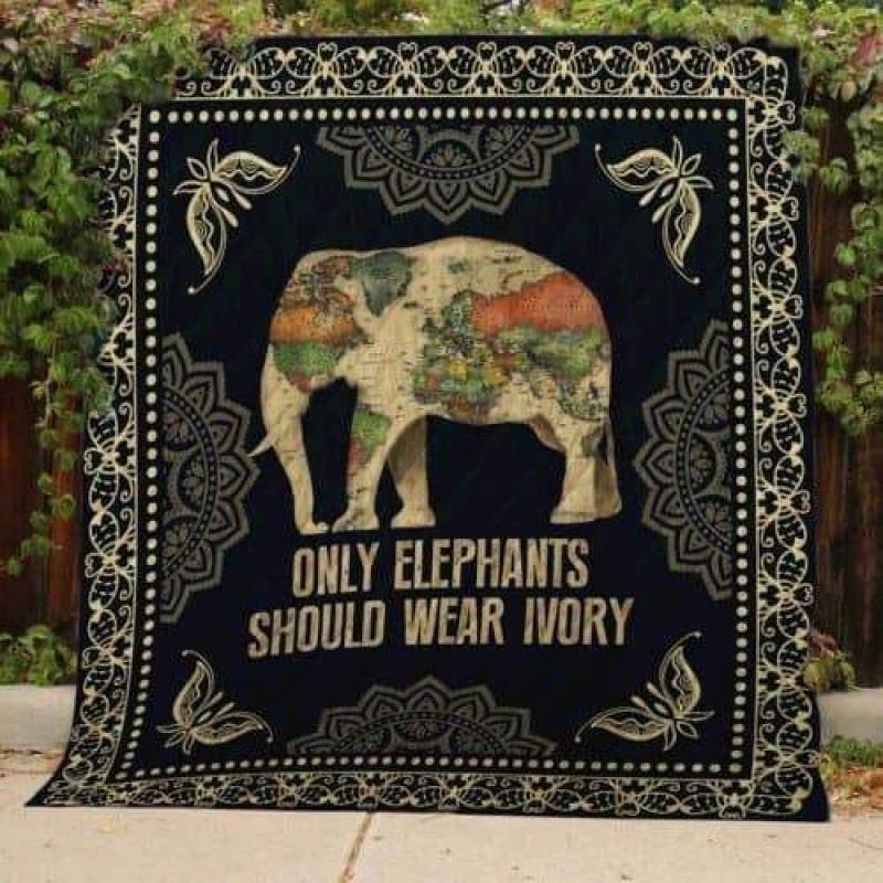 Save Elephants J4217 Quilt