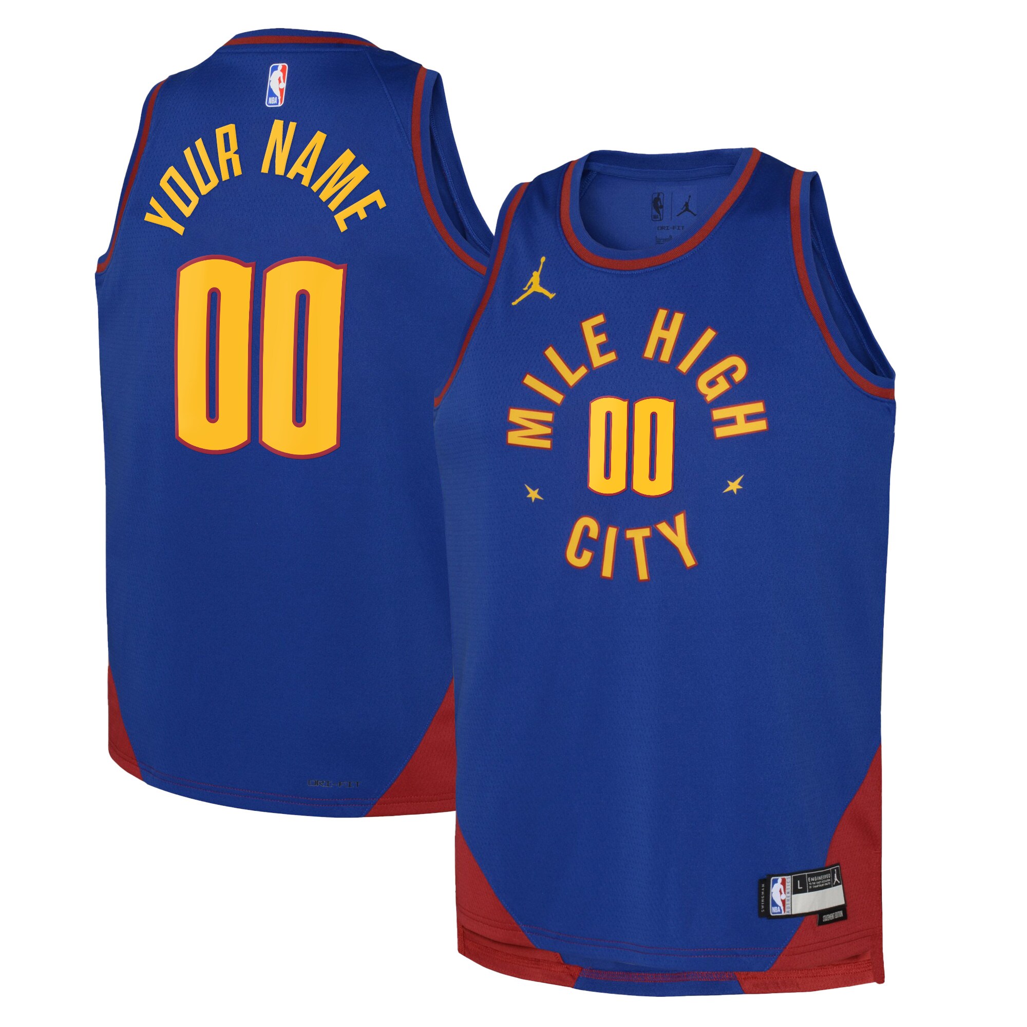 Denver Nuggets Jordan Statement Swingman Jersey 22 – Custom – Youth