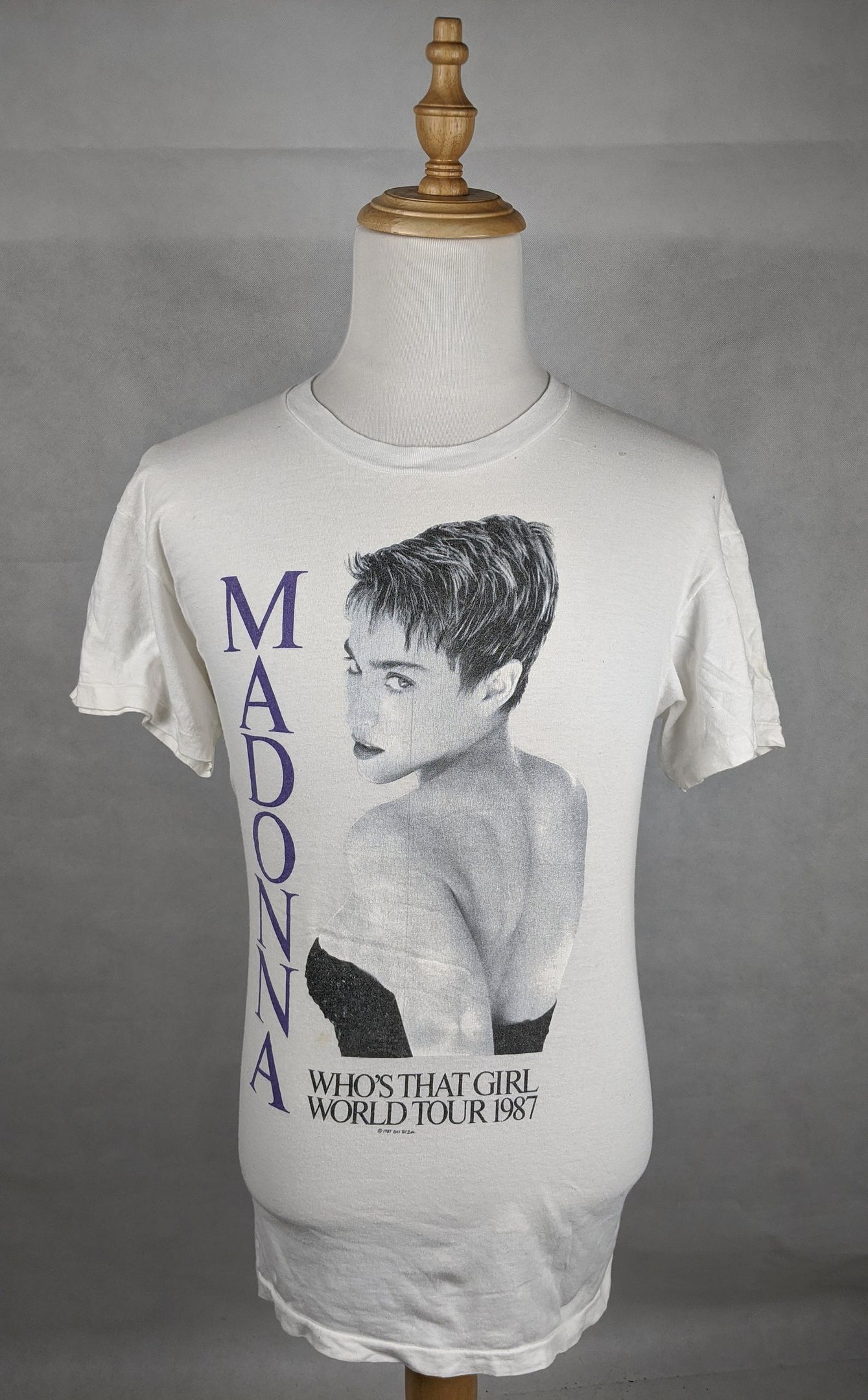 Vintage Madonna Who’S That Girl 1987 World Tour Shirt Us L