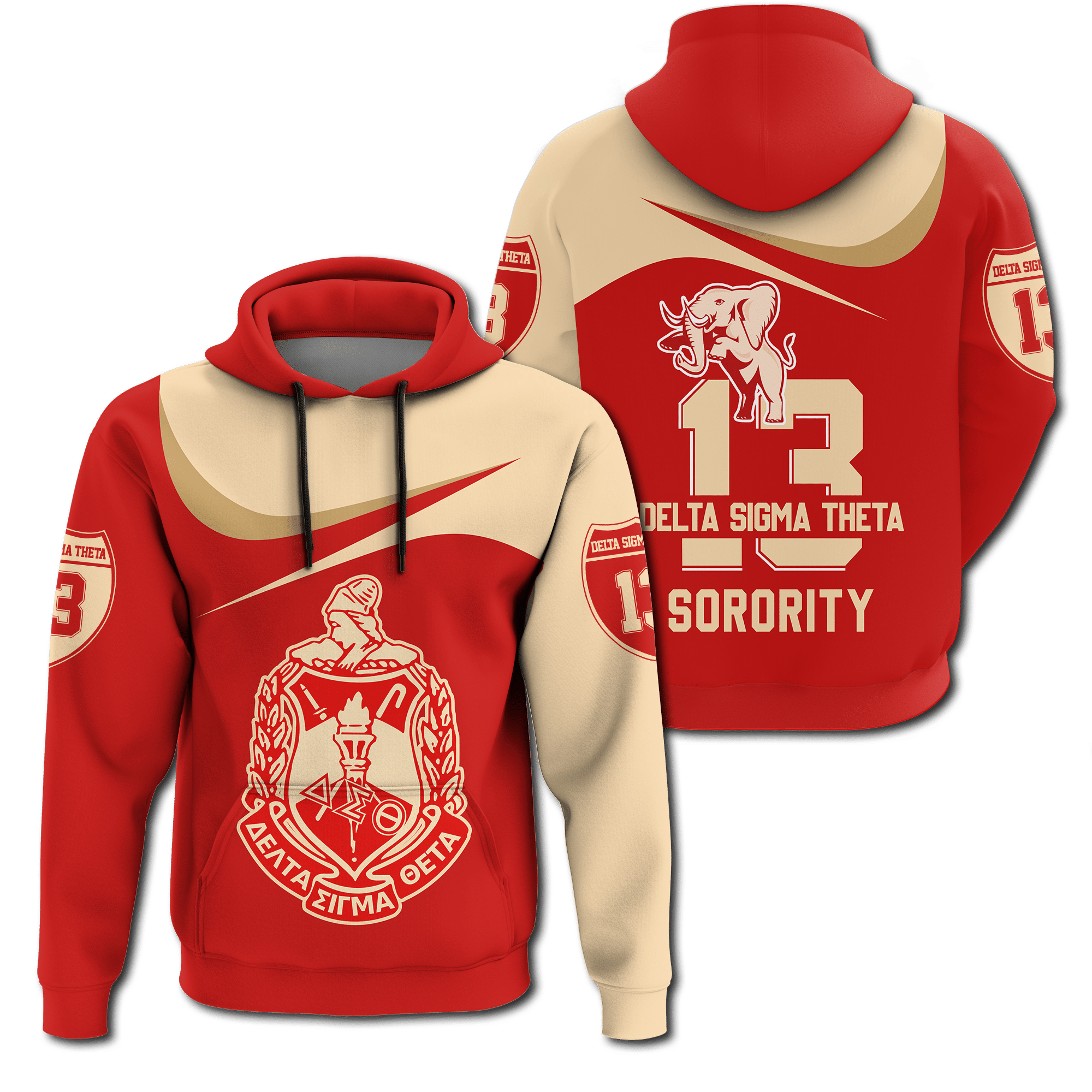 Wonder Print Shophoodie – Delta Sigma Theta Curve Style Pullover Lt10