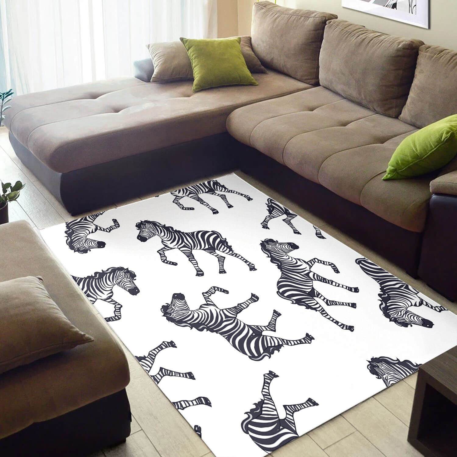 Inspired African Style Rugs Attractive Afrocentric Animals African Design Floor Carpet African Style Decor WBG3061