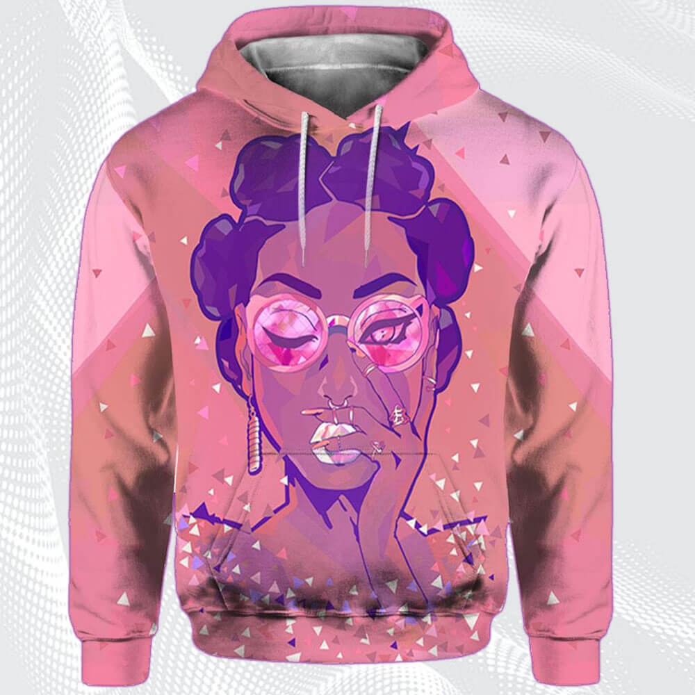 African Cute Black Girl Black Girl Short Hair Crystal 3D All Over Print | For Men & Women | Adult | Ho7053