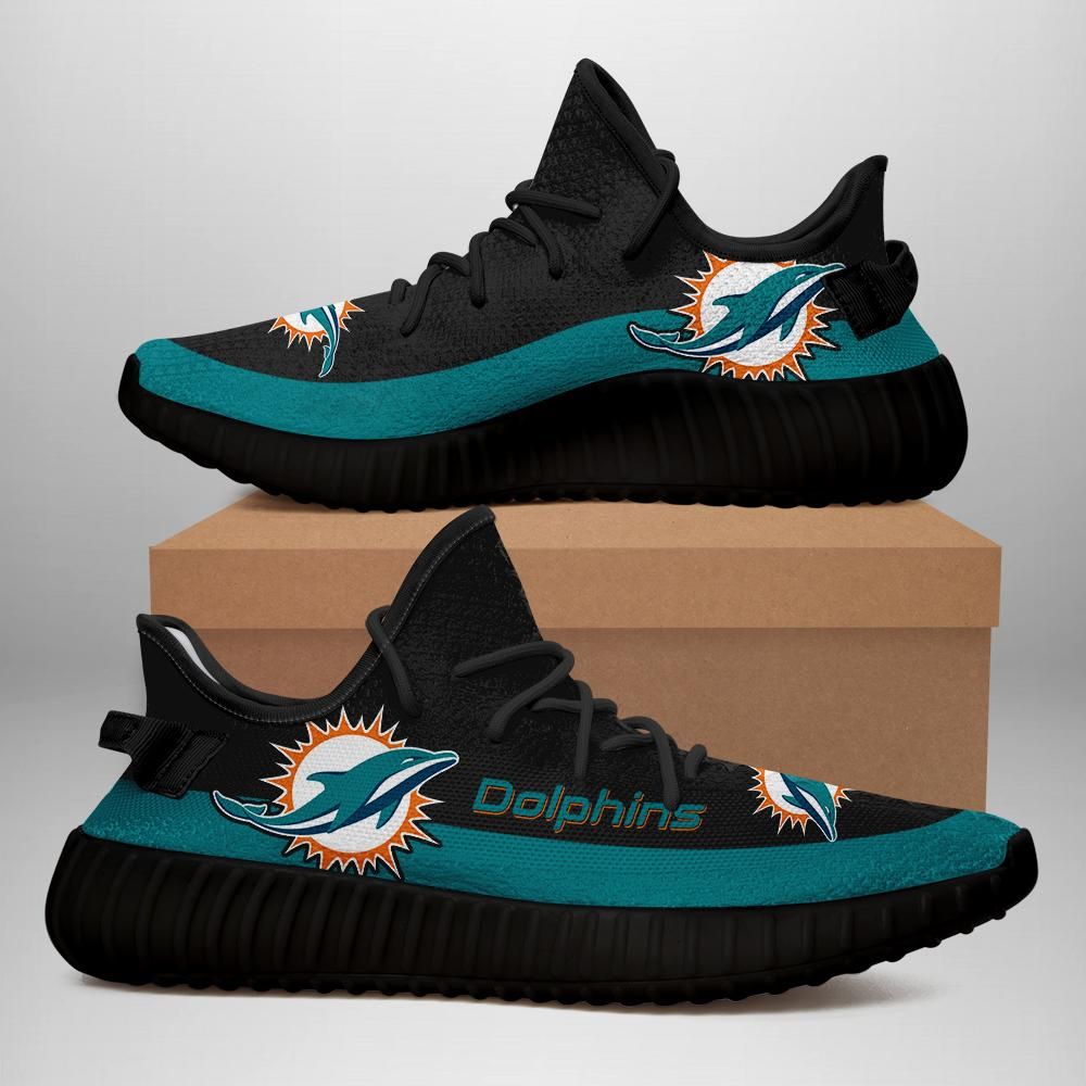 Miami Dolphins Unisex Sneaker Football Custom Shoes Miami Dolphins Yeezy Boost 350 – Yeezy Shoes