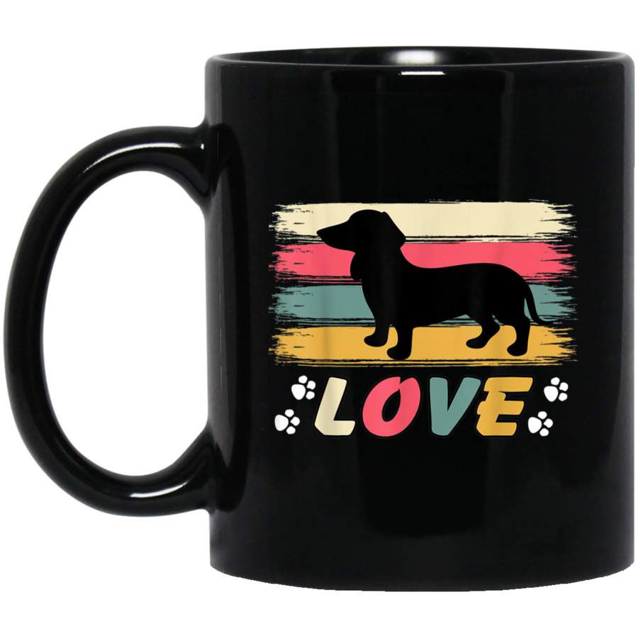 Cute Vintage retro Dachshund Dog Lover Mug present Mug