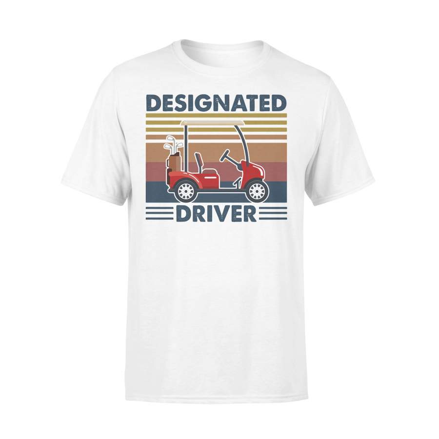 Golf Designated Driver Vintage Retro T-shirt