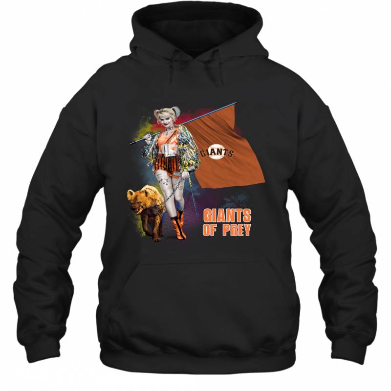 Harley Quinn flag San Francisco Giants Of Prey Hoodie