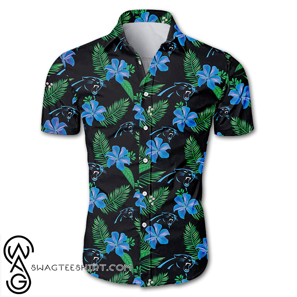 Carolina Panthers Tropical Flower Hawaiian Shirt – Maria