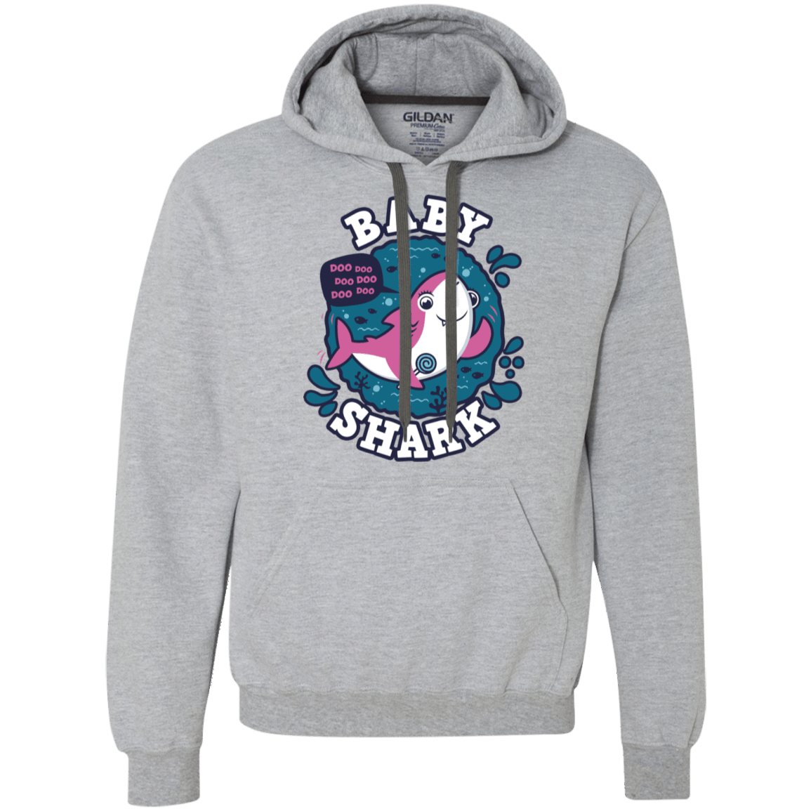 Shark Family Trazo – Baby Girl Premium Fleece Hoodie